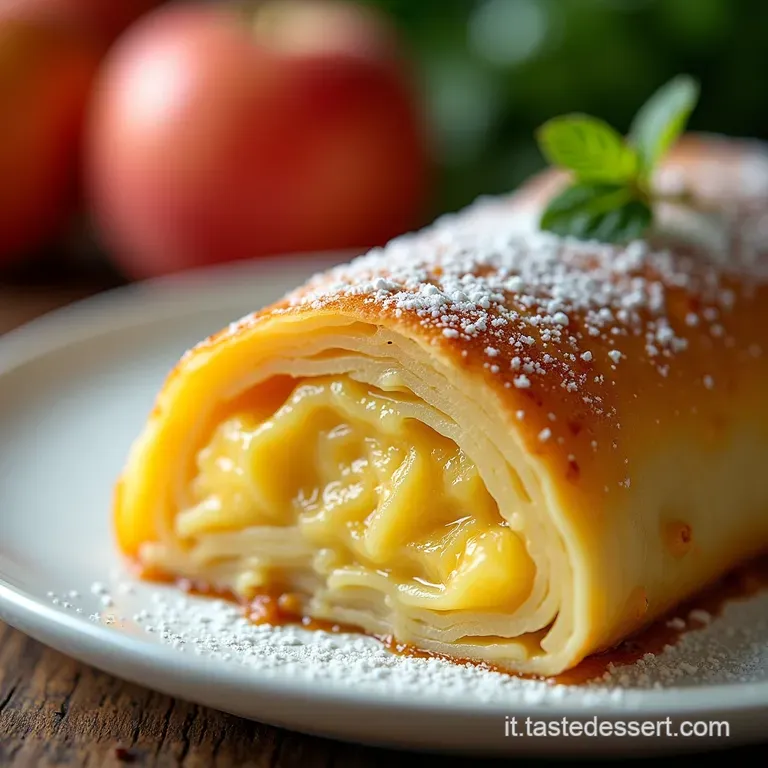 Strudel di Mele Tradizionale La Vera Pasta Tirata a Mano con Consigli per Sfogliare Perfetta
