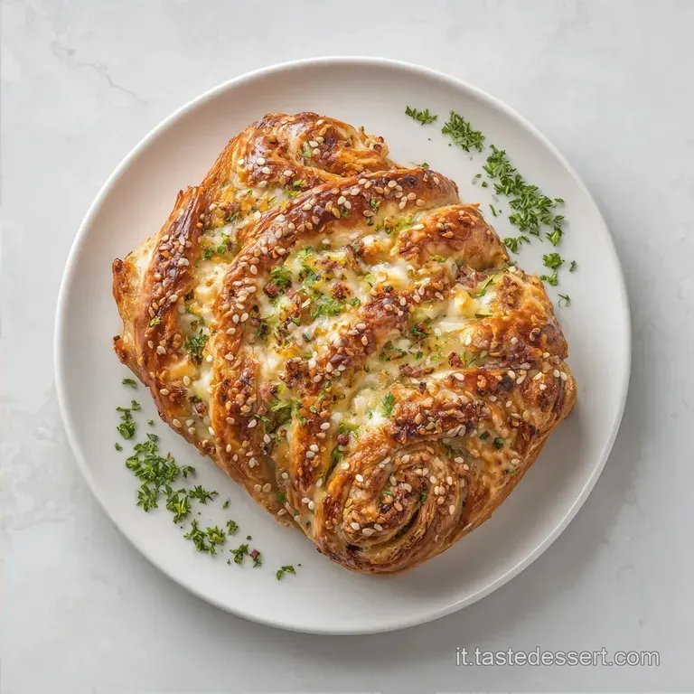 Strudel Salato Pasta Sfoglia: Zucchine e Speck
