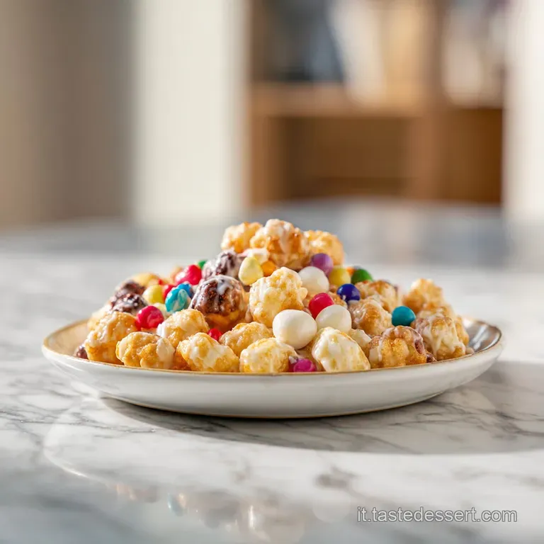 Honey-glazed struffoli cascade down a tiered stand, adorned with candied citrus, a festive tower of golden, glistening goo...