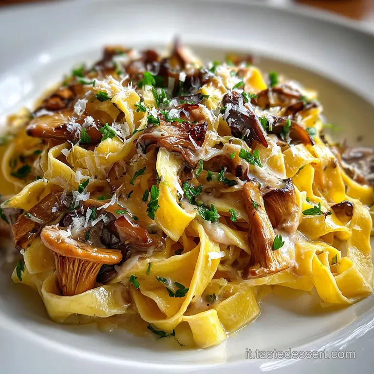 Tagliatelle Ai Funghi Porcini Vellutate