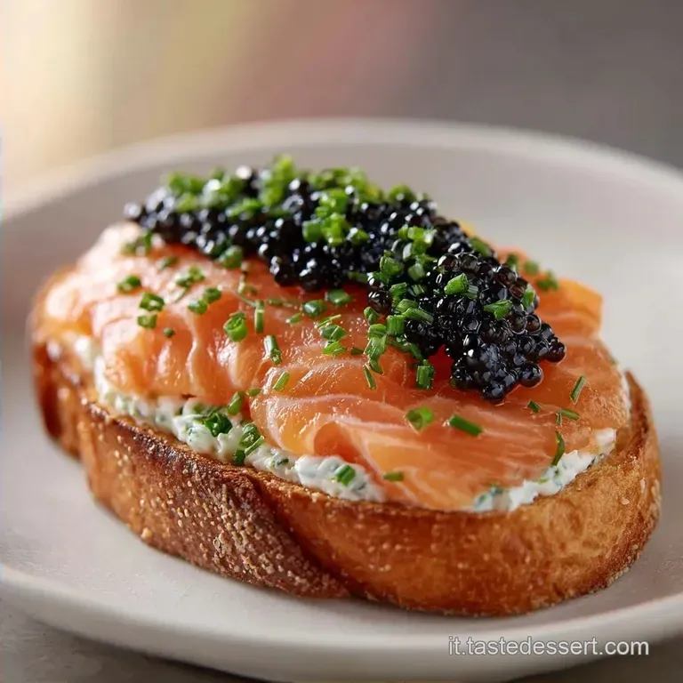 Tartine Salmone Caviale: Eleganti e Raffinate