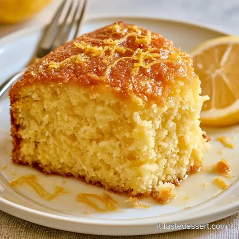 Torta Al Limone Leggera e Soffice
