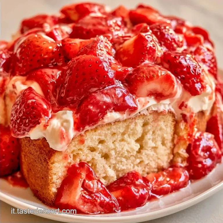 Torta di Compleanno Semplice alle Fragole