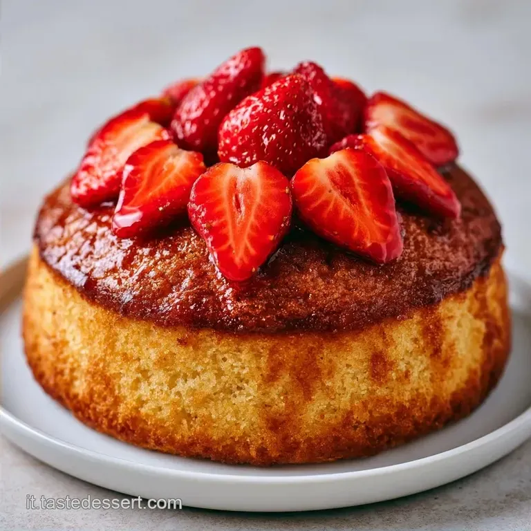 Torta Vintage alle Fragole con Crema