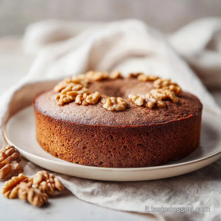 Torta alle Noci: Soffice e Aromatica