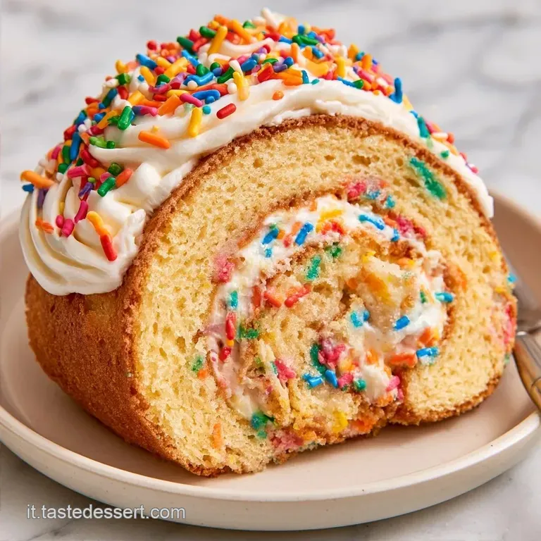 Torta Arrotolata per Compleanno: Soffice