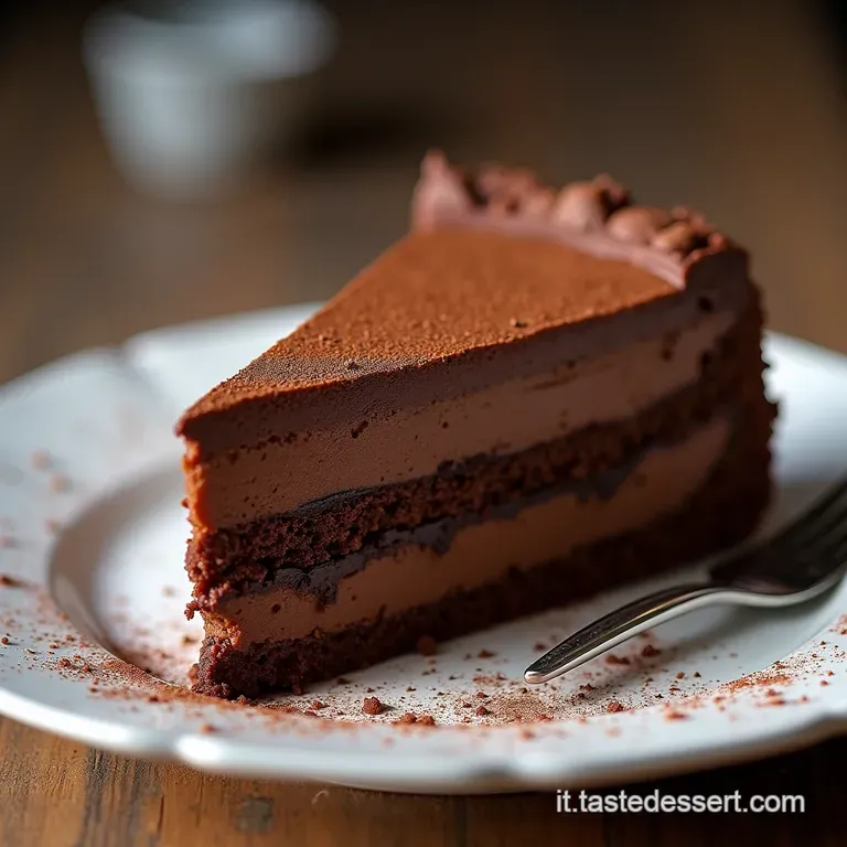 Torta Cioccolato Profondo e Velo di Nettare LIncontro Perfetto tra Cacao e Cocco