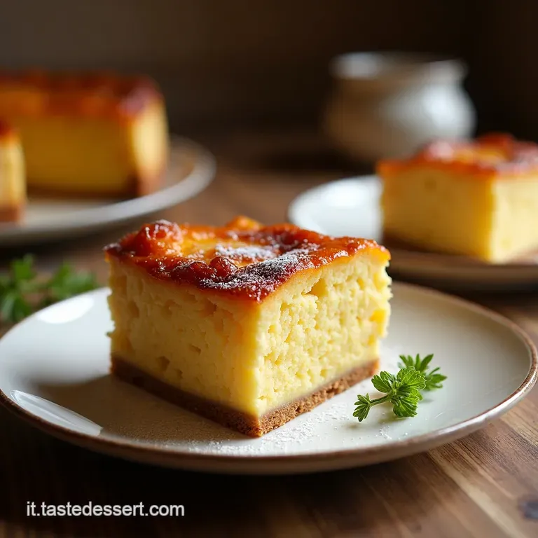 Torta Della Nonna Italys Beloved Custard Tart presentation