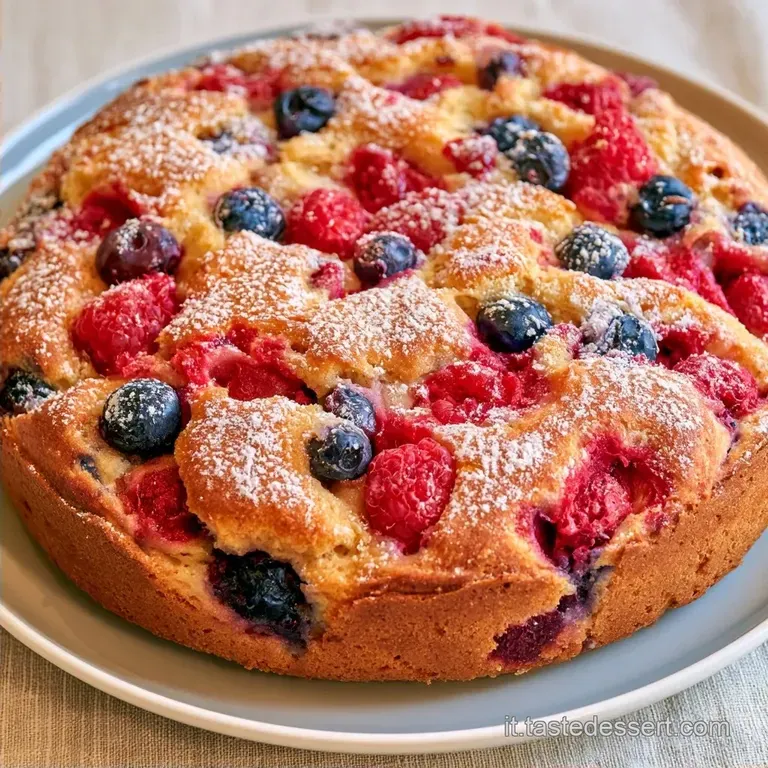 Torta di Frutta Leggera e Soffice