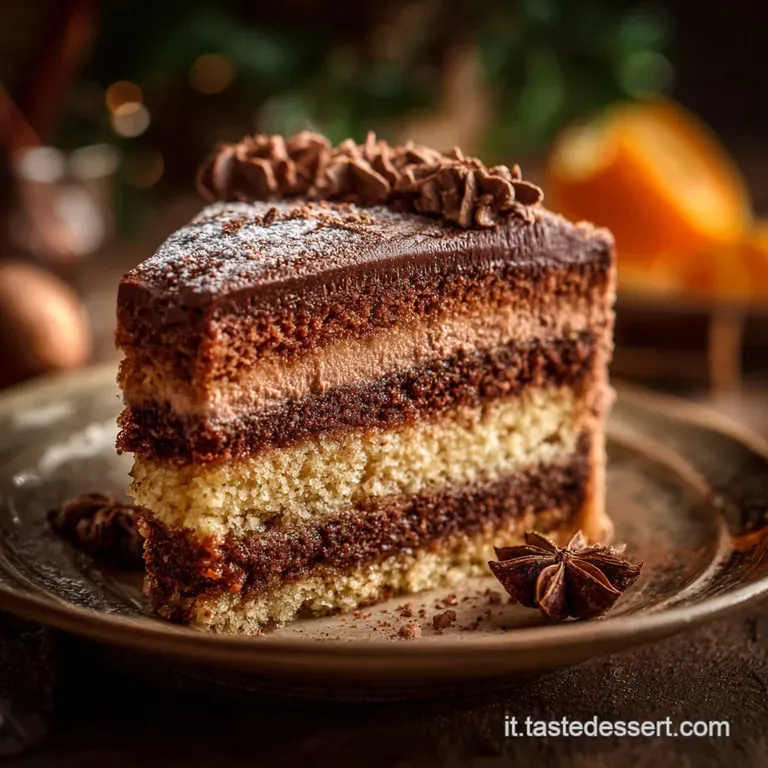Torta di Natale senza Farina: Fondente alle Mandorle e Spezie
