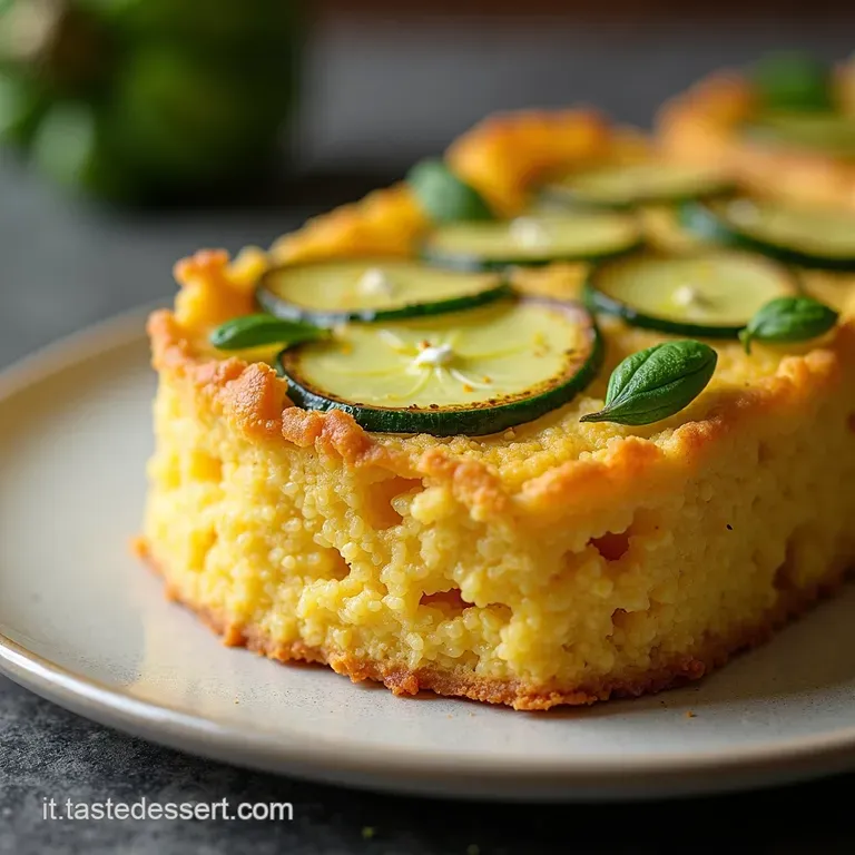 Torta di Zucchine Dolce con Fiordifrolla
