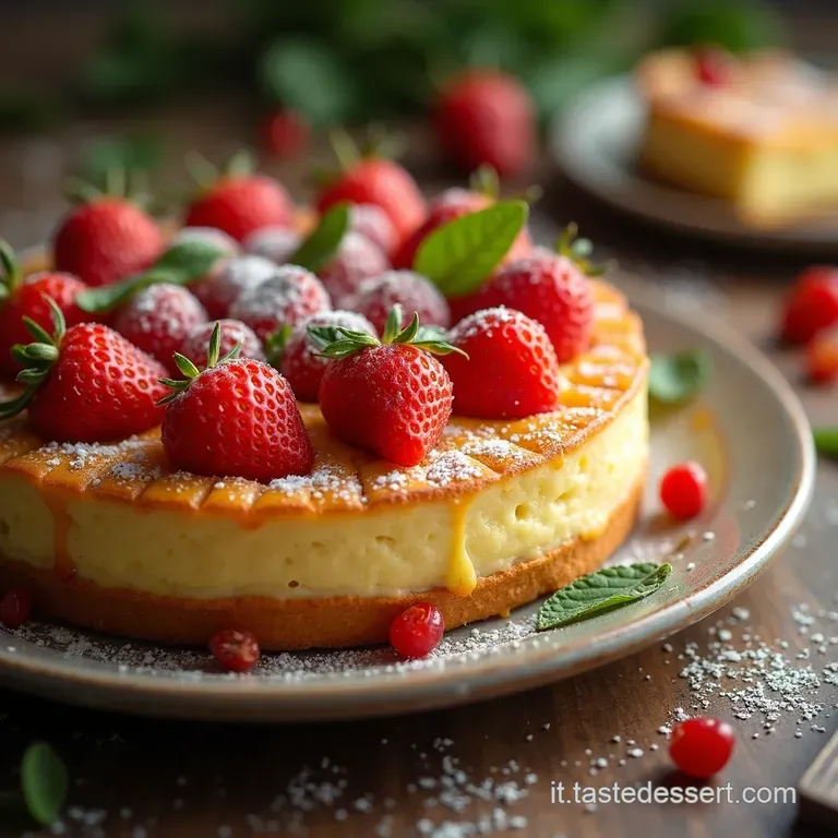 Torta Estiva Lampo Limone e Ricotta Senza Forno