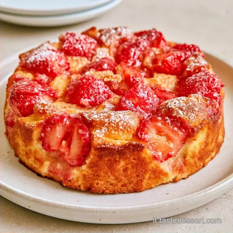 Torta Fragolina alla Ricotta Soffice