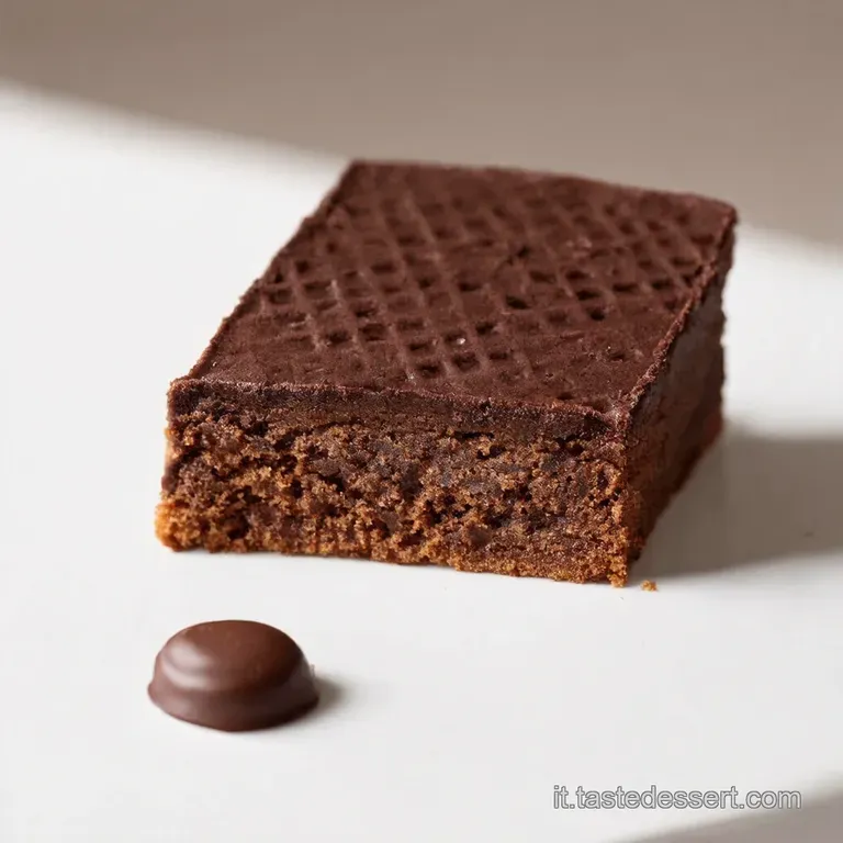 Torta Fredda al Cioccolato con Wafer