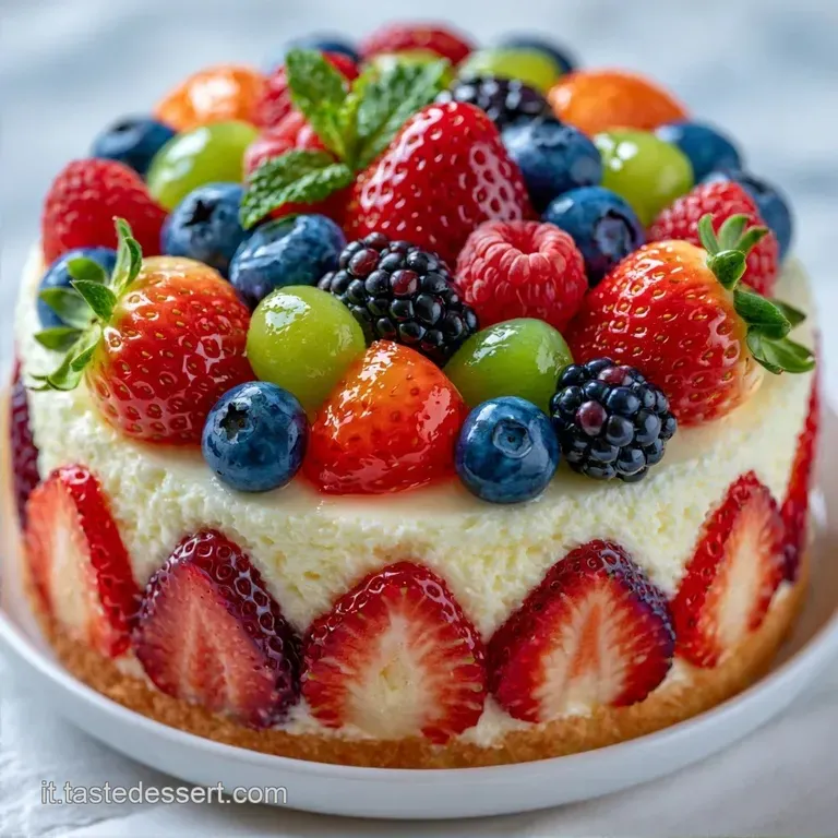 Torta Compleanno alla Frutta Fresca