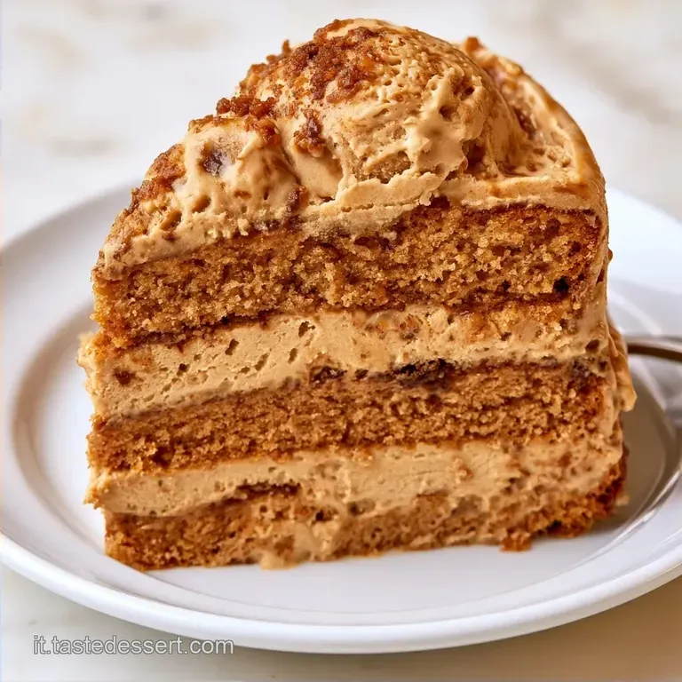 Torta Gelato Al Caff&egrave; Con Latte Condensato