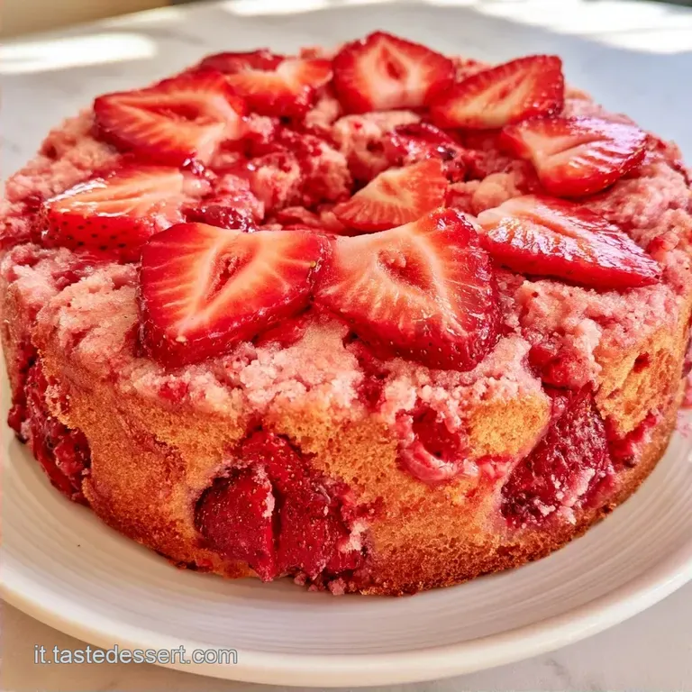 Torta Mimosa Fragole con Crema Diplomatica