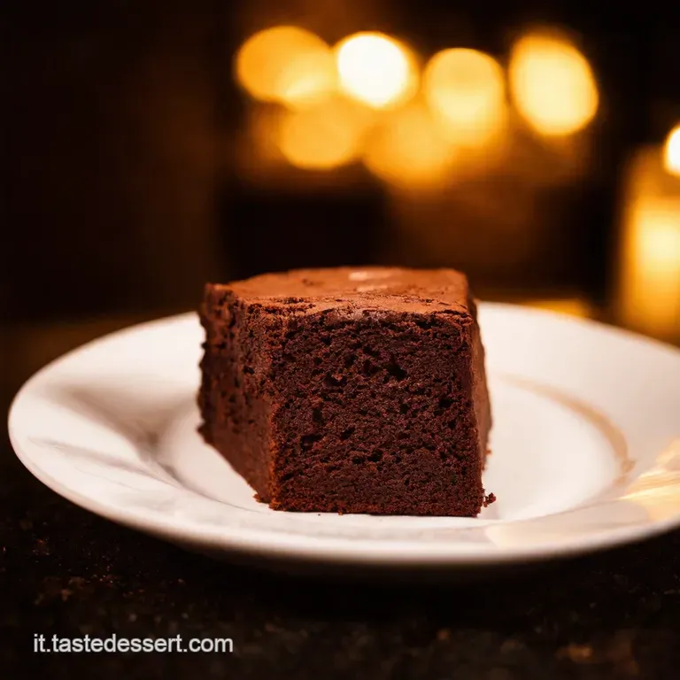 Torta Mousse Al Cioccolato Con Ganache presentation