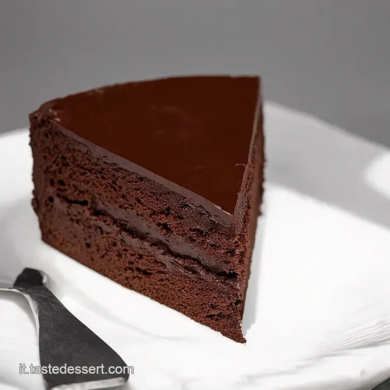 Torta Mousse al Cioccolato con Ganache