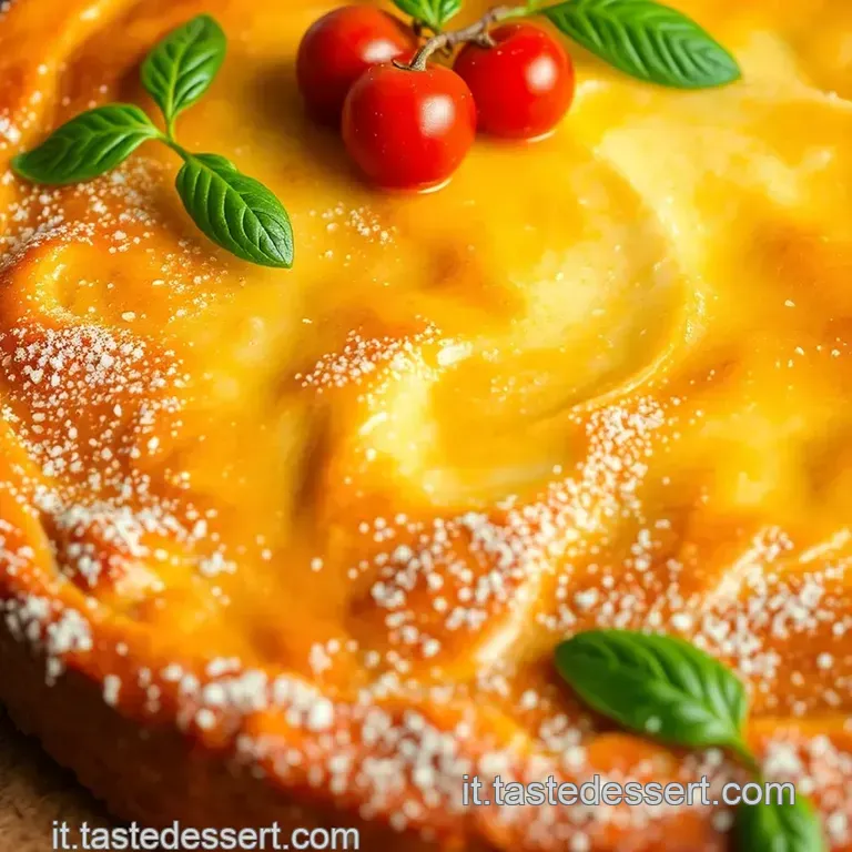 Torta Pasqualina Genovese presentation