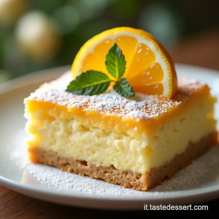 Il Sorriso di Sorrento Torta Cremosa di Ricotta e Limoni della Costiera