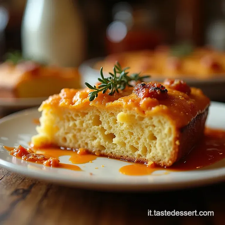 Torta Rovesciata Alle Pesche Un Classico Di Casa presentation