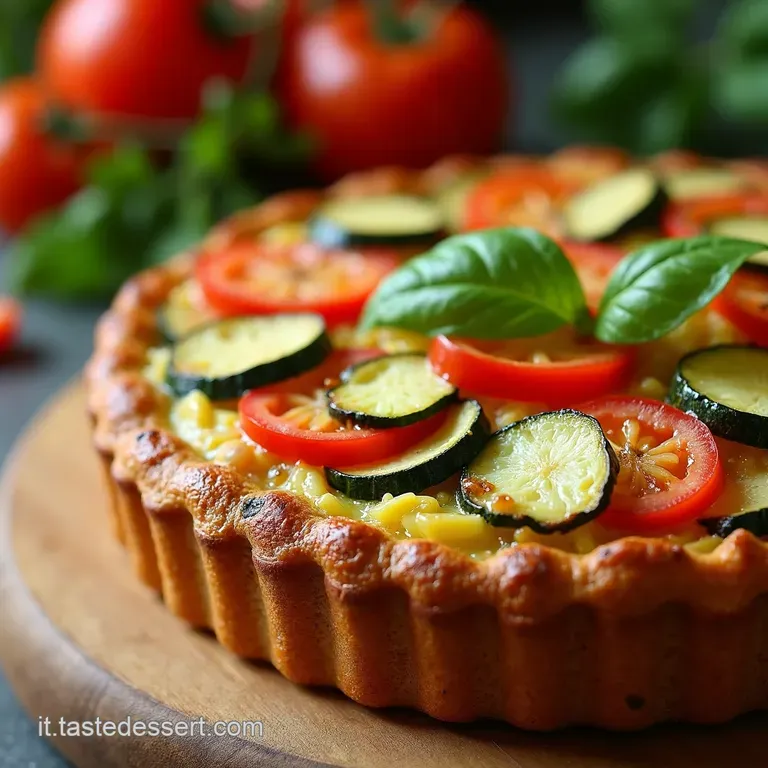 Torta Rustica Di Zucchine E Patate presentation