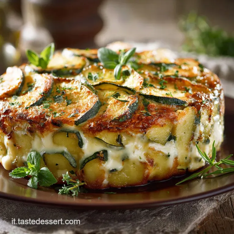 Torta Salata Zucchine E Patate Il Segreto Per Una Consistenza Impeccabile presentation