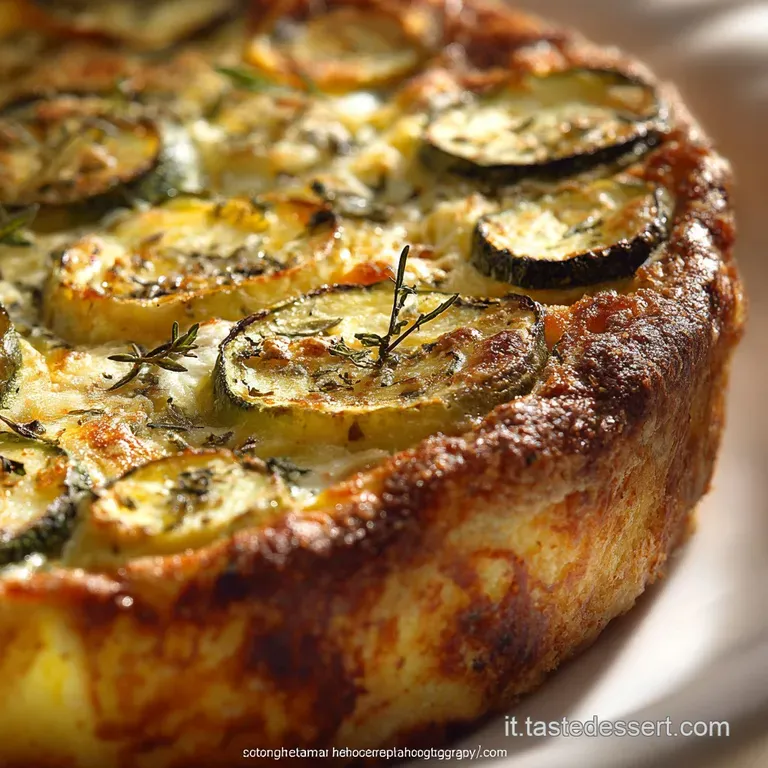 Torta salata zucchine e patate Il segreto per una consistenza impeccabile