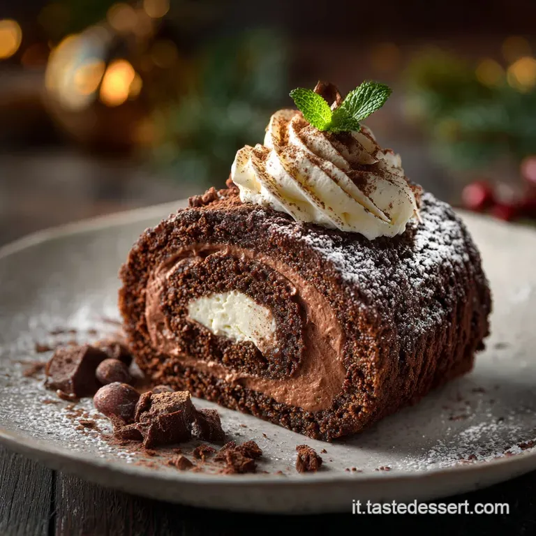 Torta Tronco albero di Natale: Il Rotolo Soffice per un Natale Scenografico