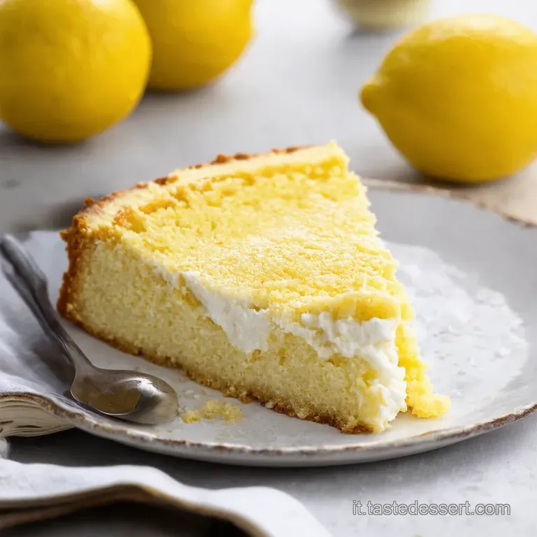 Torta Veloce al Limone e Ricotta