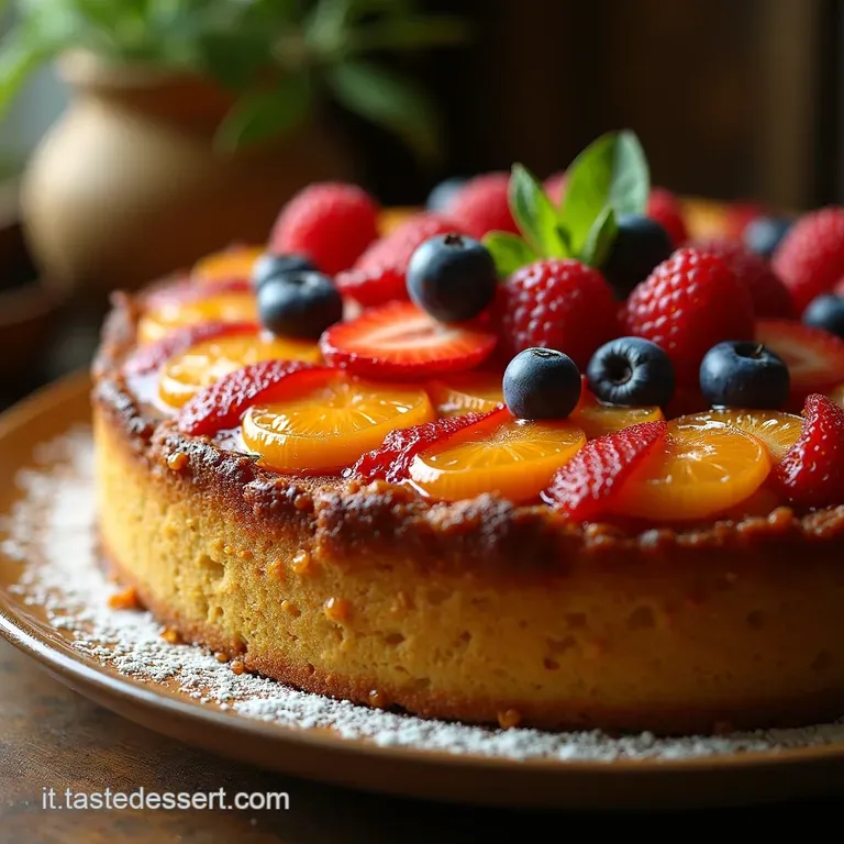 La Torta Versata Della Nonna Soffice Burrosa E Fruttata presentation