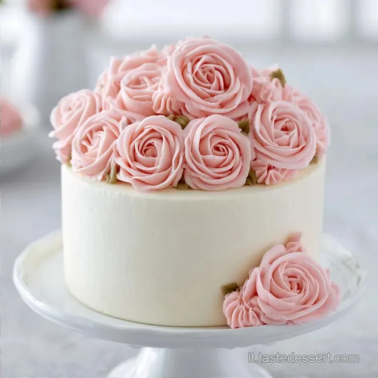 Torta Vintage Rose in Stile Lambeth