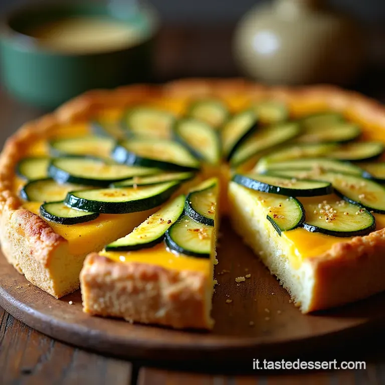 La Sorpresa Rustica Torta di Zucchine Cremosa su Base Croccante di Patate