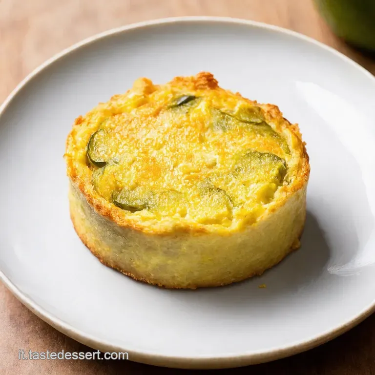 Tortino Rustico di Zucchine Patate e Formaggio