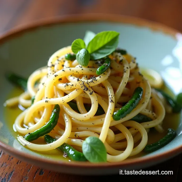 Udon Cremosi alle Verdure Primaverili