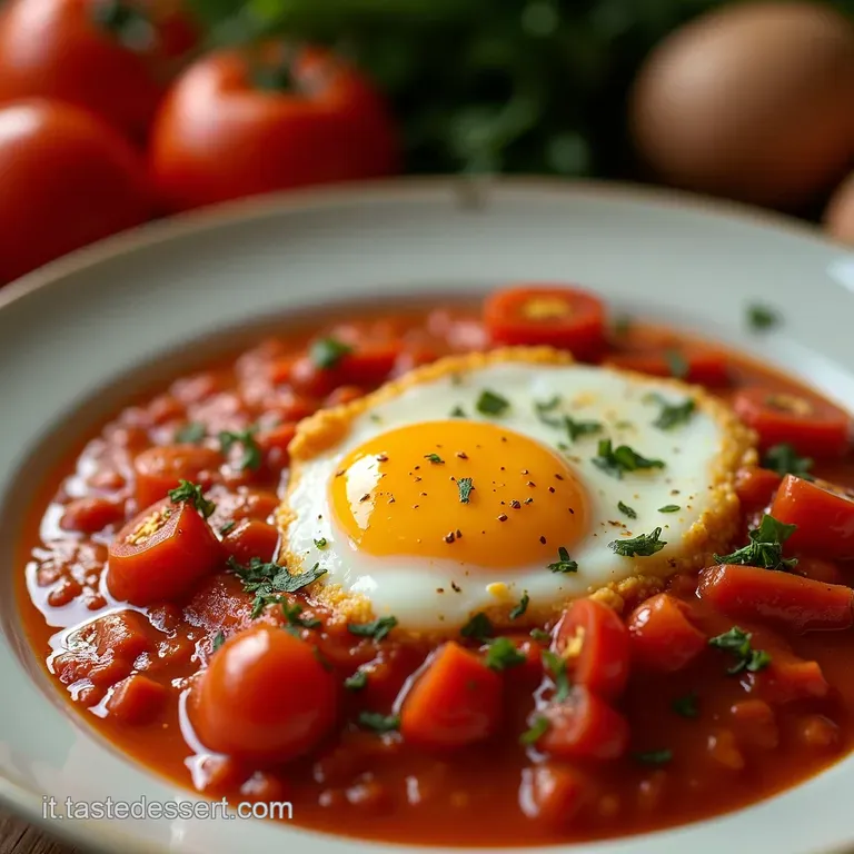 Uova Al Pomodoro La Ricetta Della Nonna presentation