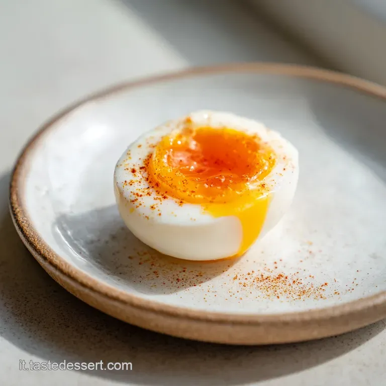 Soft egg served in an elegant white cup with a silver spoon, paired with golden, buttery toast points on linen.