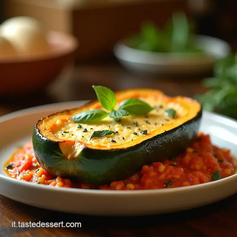 Zucca Al Forno Con Salvia E Parmigiano presentation
