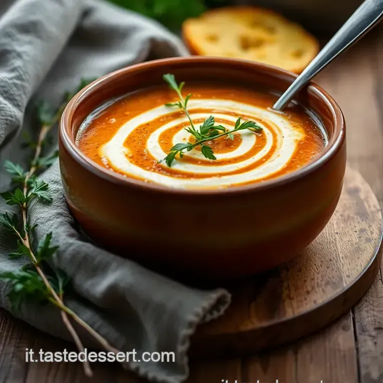 Zuppa Di Ceci E Rosmarino Croccante presentation